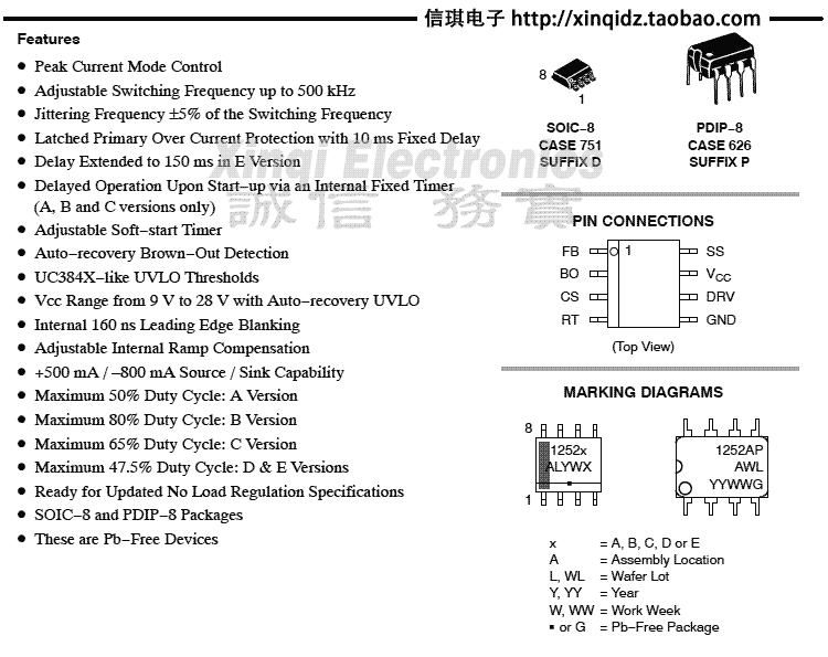 NCP1252ADR2G